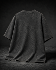 Bury The Old Self Acid Wash Black T-shirt