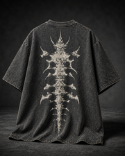 Rest in Ecstasy Acid Wash Black T-shirt