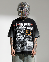 NOTORIOUS B.I.G OVERSIZE UNISEX BLACK TSHIRT (BOXYFIT)